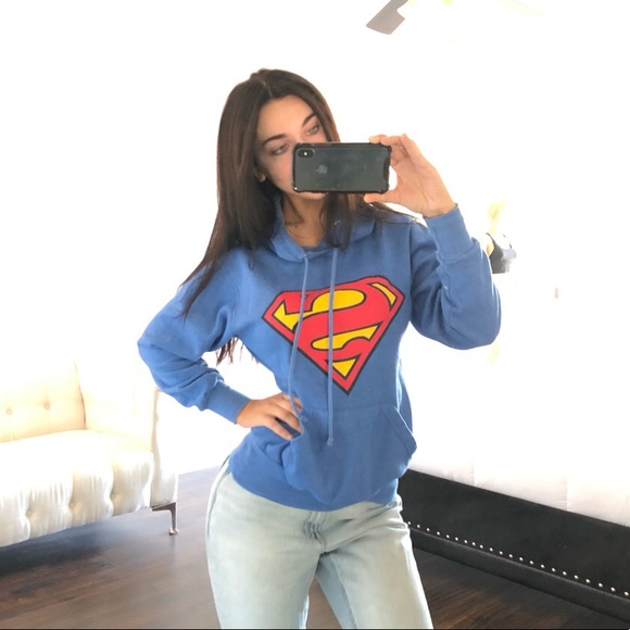 six flags Tops - Superman hoodie